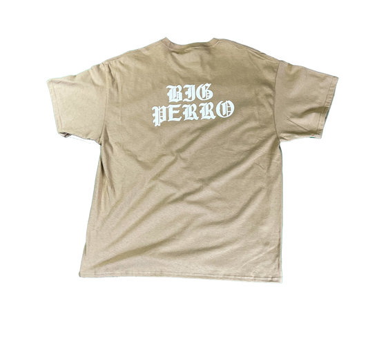 BP TAN & WHITE MEXICA TEE