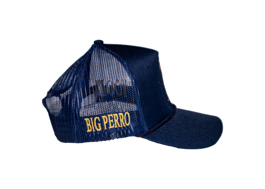 BP NAVY TRUCKER HAT