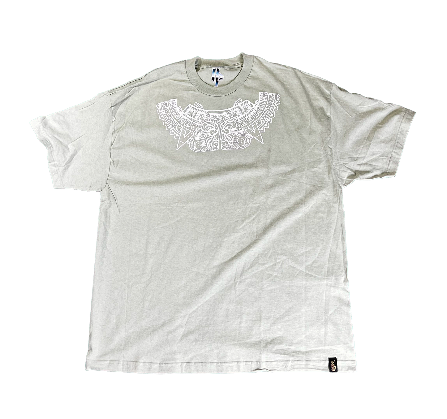 BP PISTACHIO & WHITE MEXICA TEE